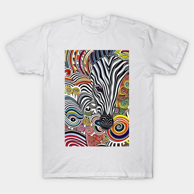 Zebra T-Shirt by Colin-Bentham